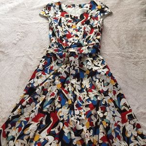 Carolina Hererra- Archive Print Collection Dress